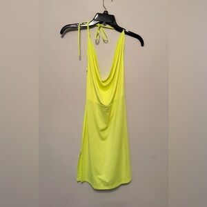 Fashion Nova Neon Yellow Drape Camisole